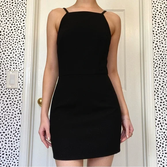 French Connection Black Mini Dress🗝 - Picture 3 of 9